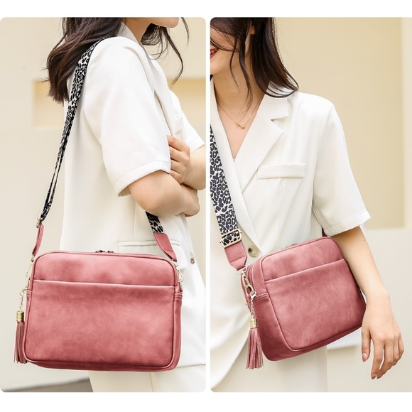 Small crossbody shoulder bag messenger phone bag wallet purse - Picture 9 of 12